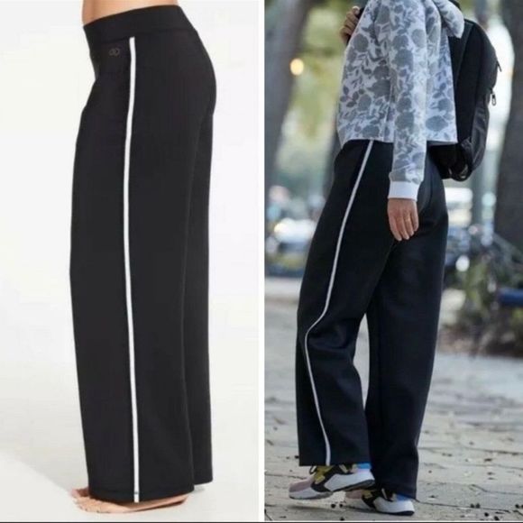 CALIA by Carrie Underwood Pants - CALIA By Carrie Underwood Journey Black Side Striped Track Pants L